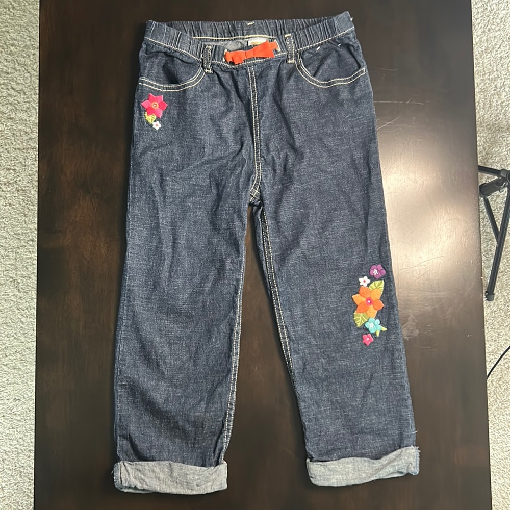Gymboree denim jean clamdigger capris size 10